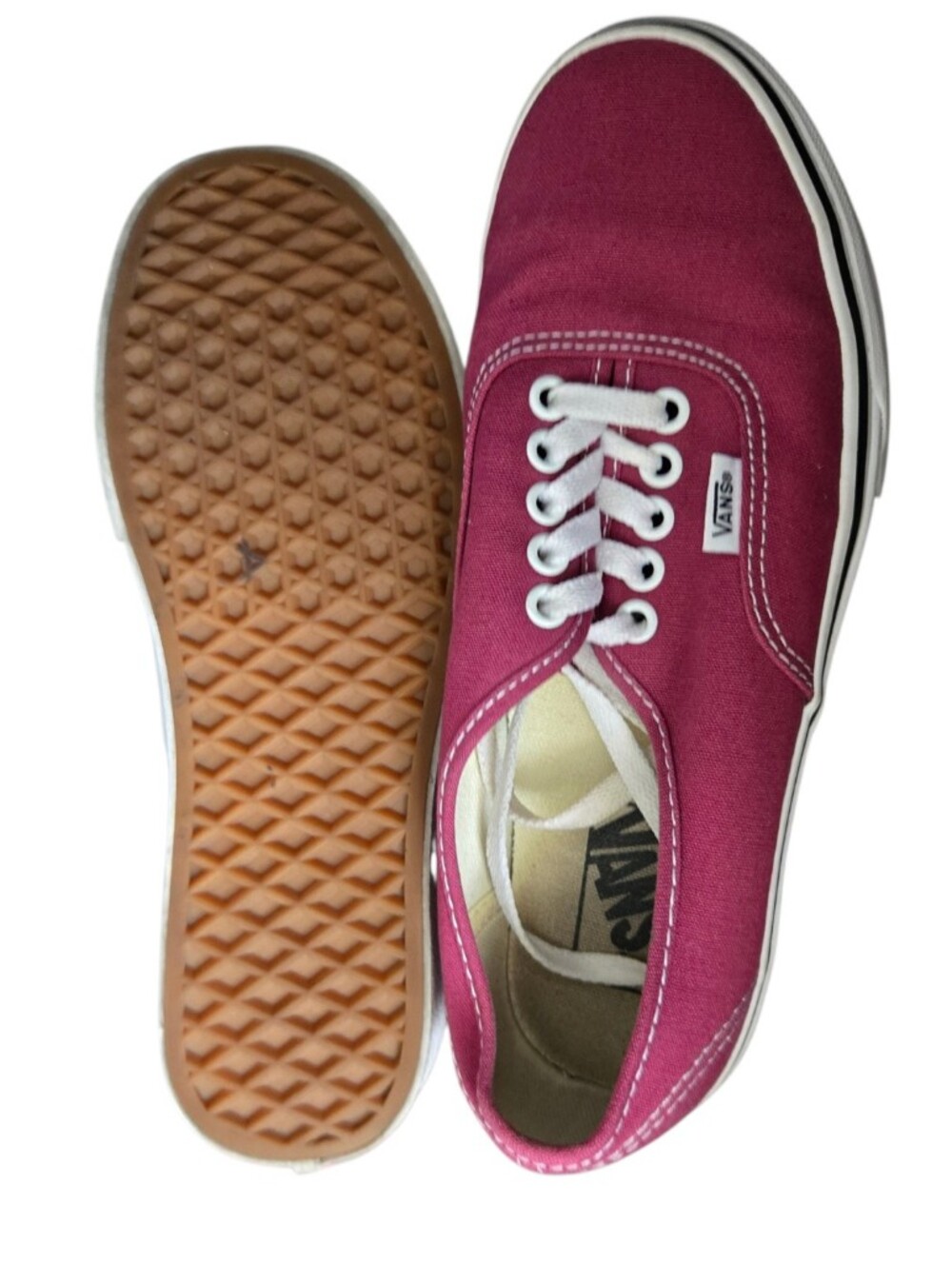 💖 Vans Authentic Sneakers | Dry Rose / True White | Women's 8.5 - Picture 7 of 10